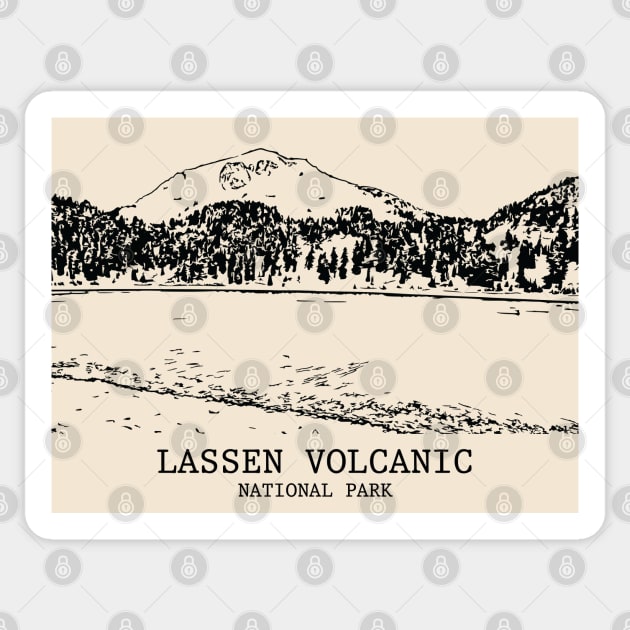 Lassen Volcanic National Park Sticker by Lakeric